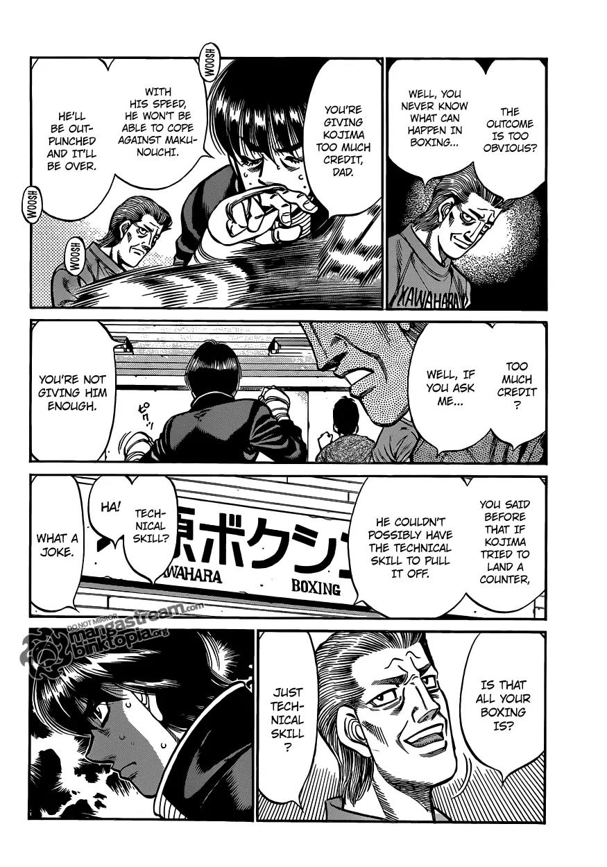 Hajime no Ippo Chapter 929 page 10 - Chapter 929 : Strange Atmosphere