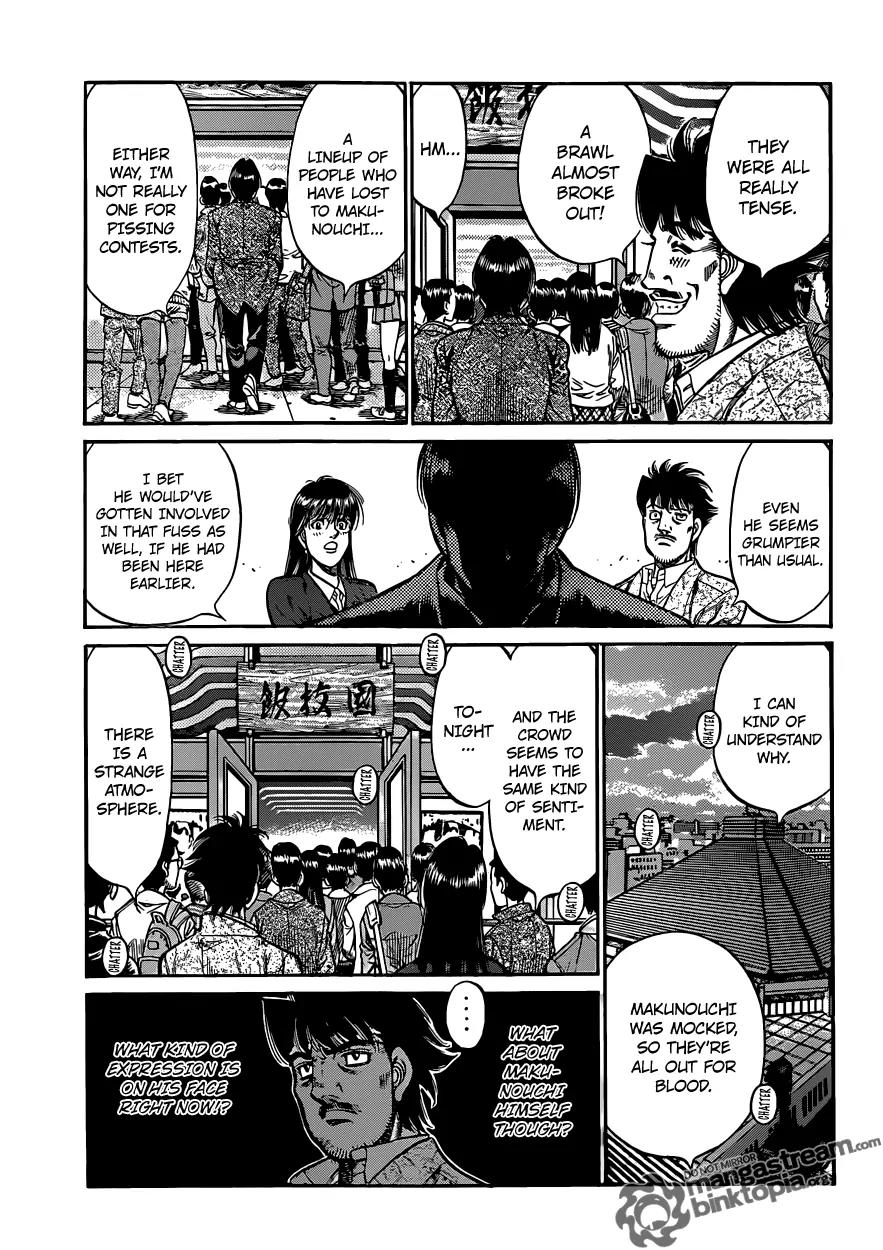 Hajime no Ippo Chapter 929 page 13 - Chapter 929 : Strange Atmosphere
