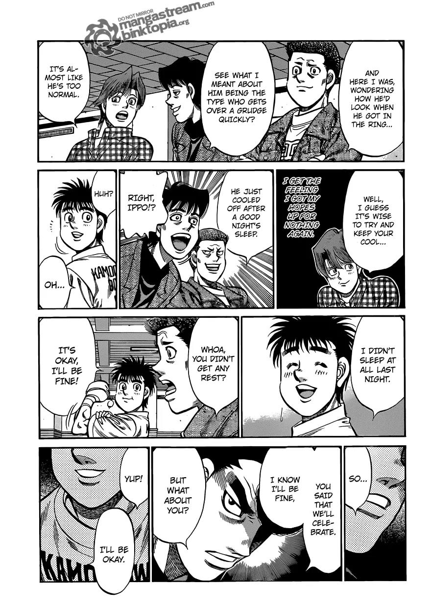 Hajime no Ippo Chapter 929 page 15 - Chapter 929 : Strange Atmosphere