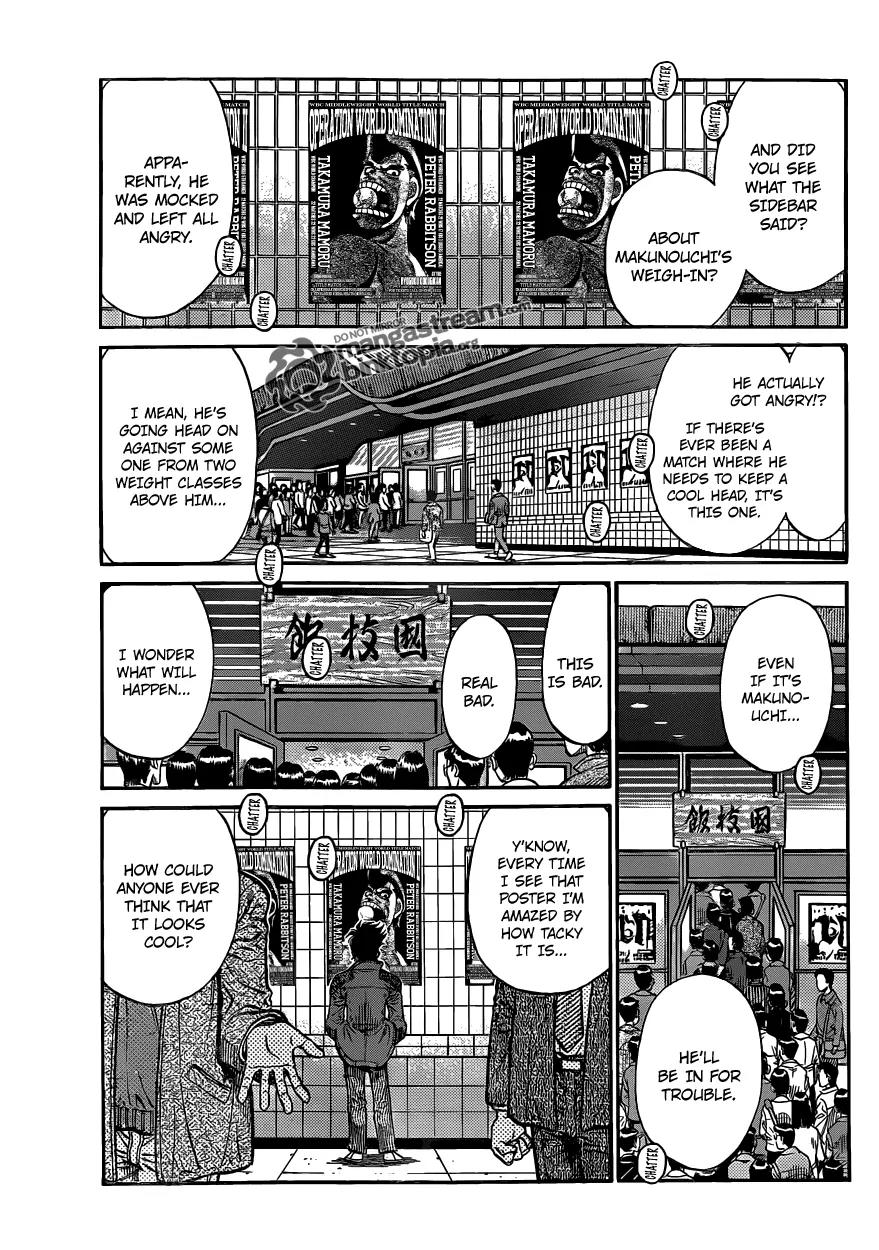 Hajime no Ippo Chapter 929 page 3 - Chapter 929 : Strange Atmosphere