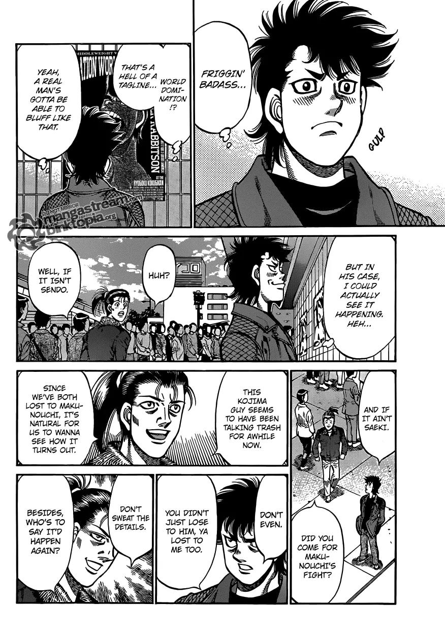Hajime no Ippo Chapter 929 page 4 - Chapter 929 : Strange Atmosphere