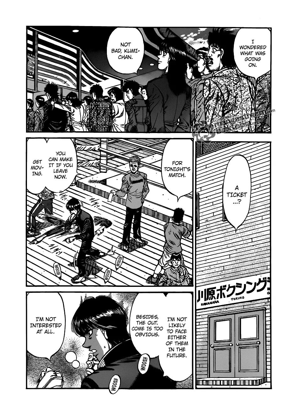 Hajime no Ippo Chapter 929 page 9 - Chapter 929 : Strange Atmosphere