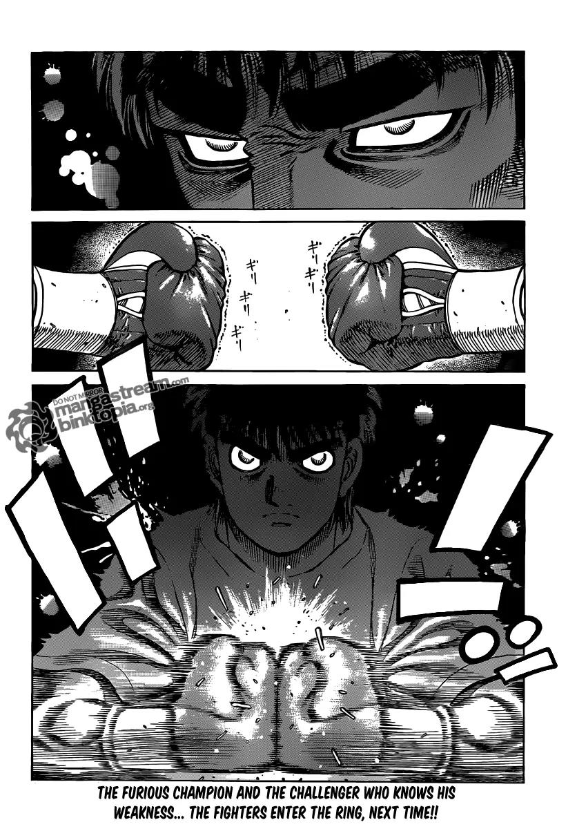 Hajime no Ippo Chapter 930 page 18 - Chapter 930 : The Bell's about to Ring