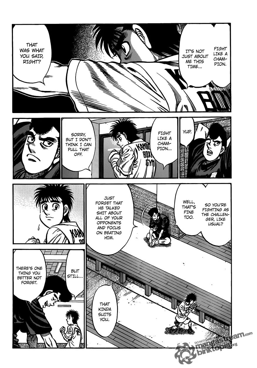 Hajime no Ippo Chapter 930 page 4 - Chapter 930 : The Bell's about to Ring