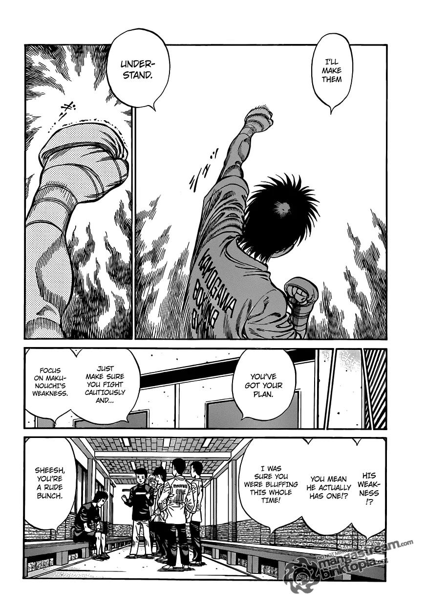 Hajime no Ippo Chapter 930 page 6 - Chapter 930 : The Bell's about to Ring