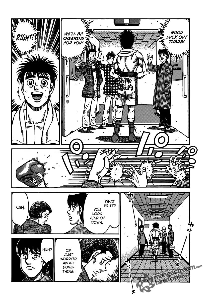 Hajime no Ippo Chapter 931 page 10 - Chapter 931 : Reporting in, with a Smile