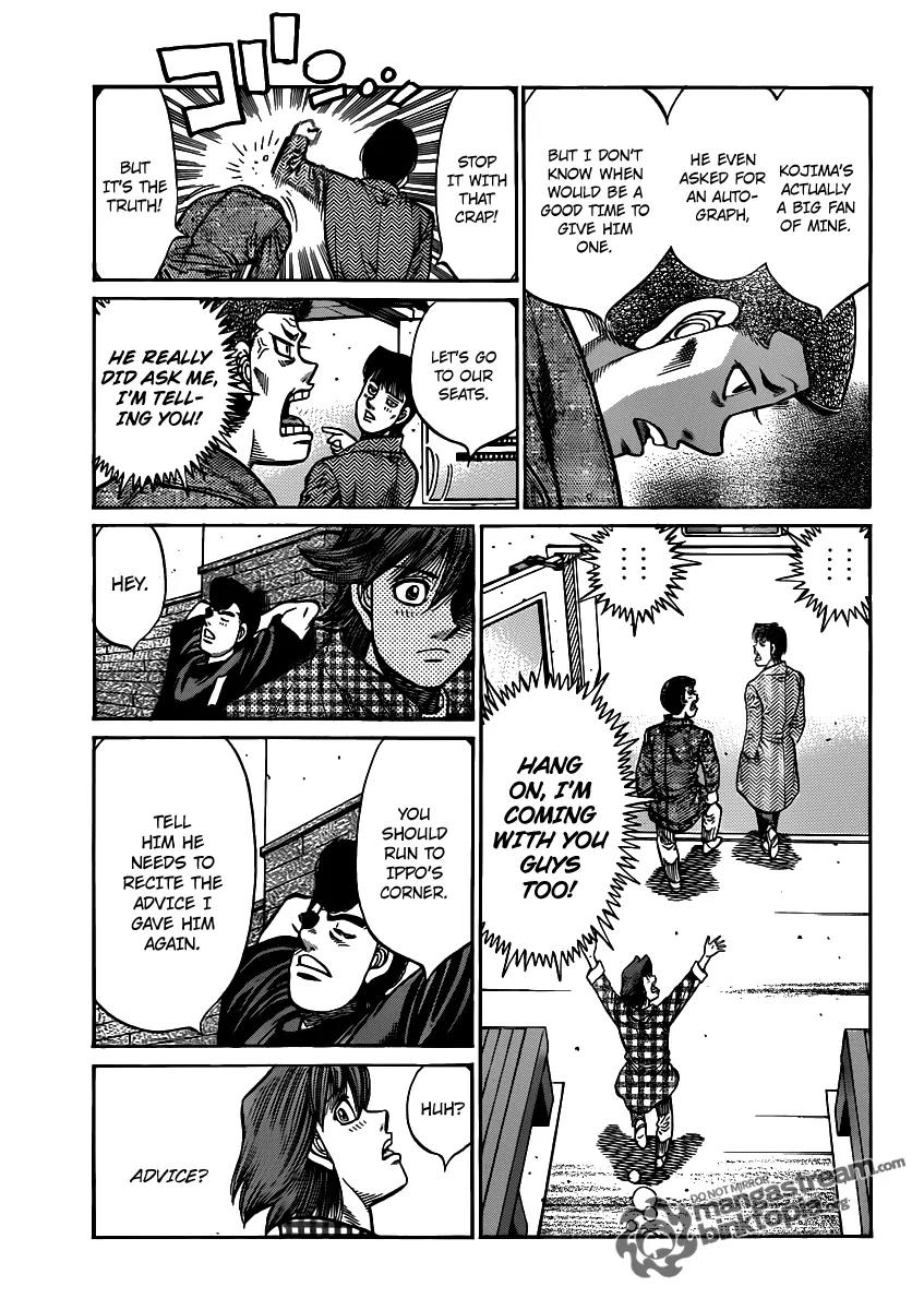 Hajime no Ippo Chapter 931 page 11 - Chapter 931 : Reporting in, with a Smile