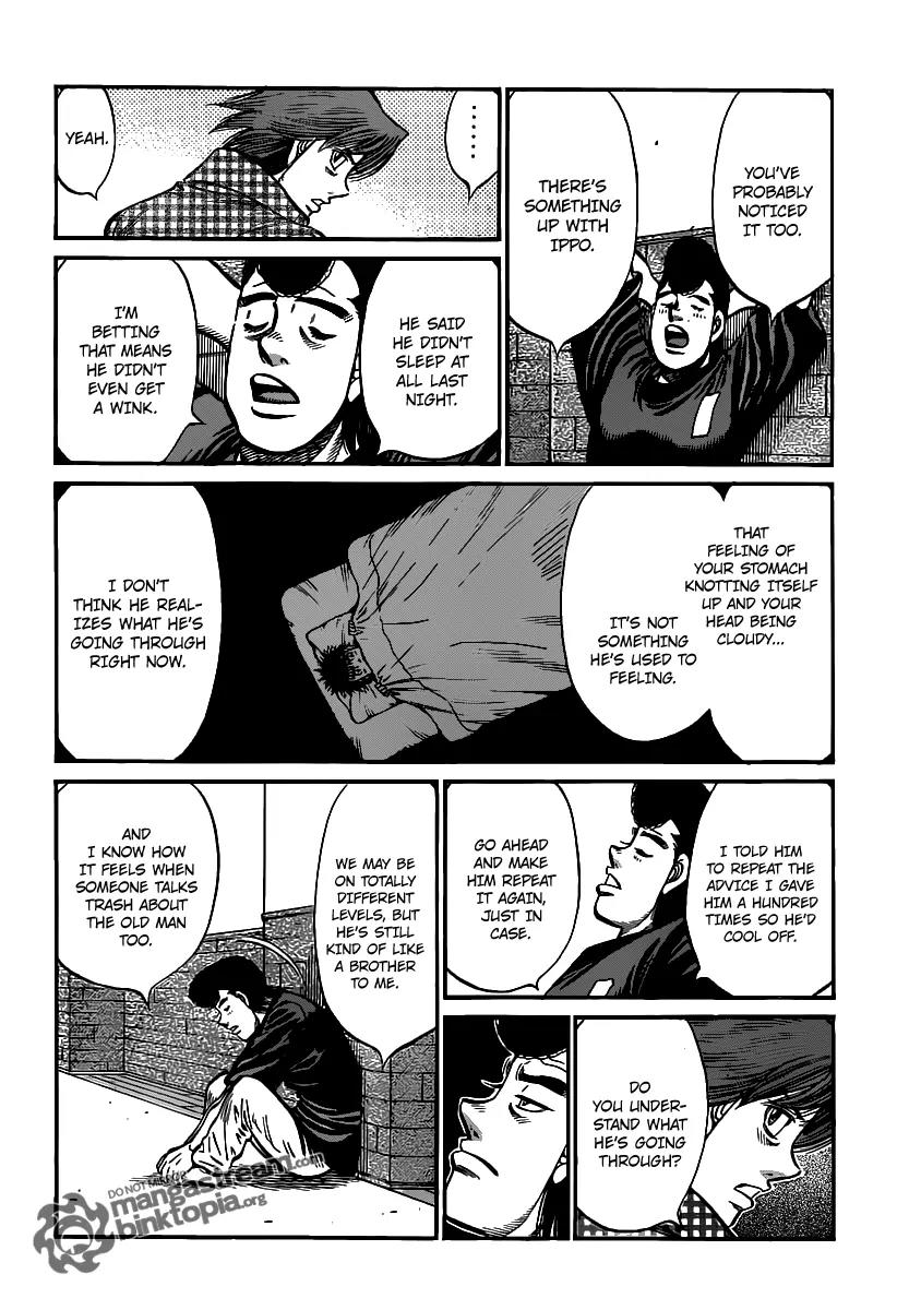Hajime no Ippo Chapter 931 page 12 - Chapter 931 : Reporting in, with a Smile