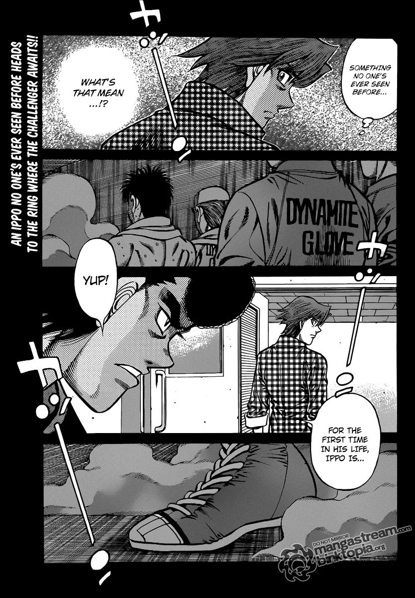 Hajime no Ippo Chapter 932 page 1 - Chapter 932 : The Champion Is on His Way to Brawl