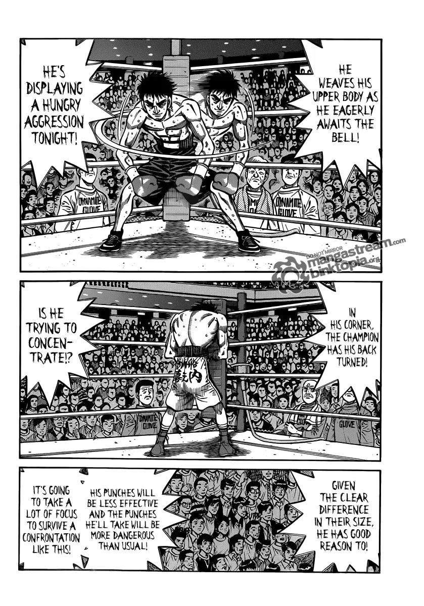Hajime no Ippo Chapter 933 page 2 - Chapter 933 : An Abnormal Start