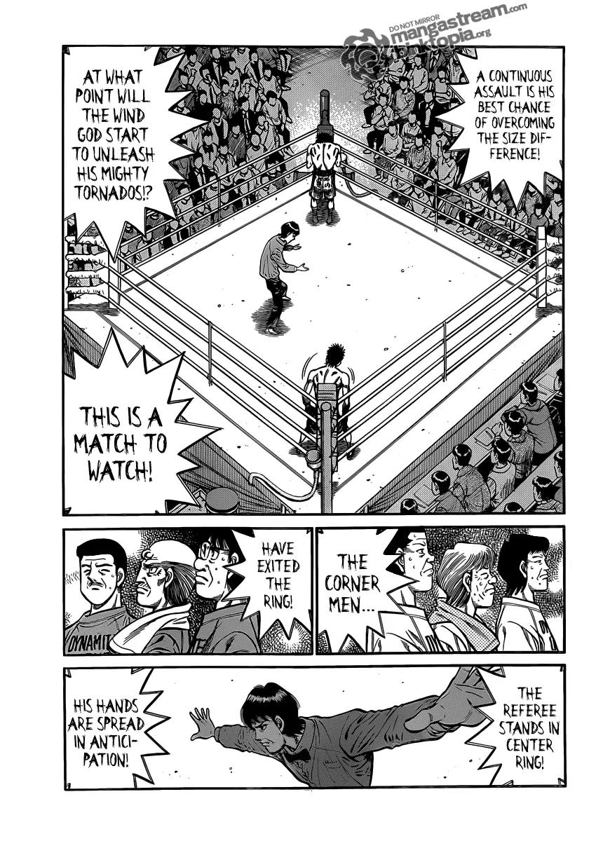 Hajime no Ippo Chapter 933 page 3 - Chapter 933 : An Abnormal Start
