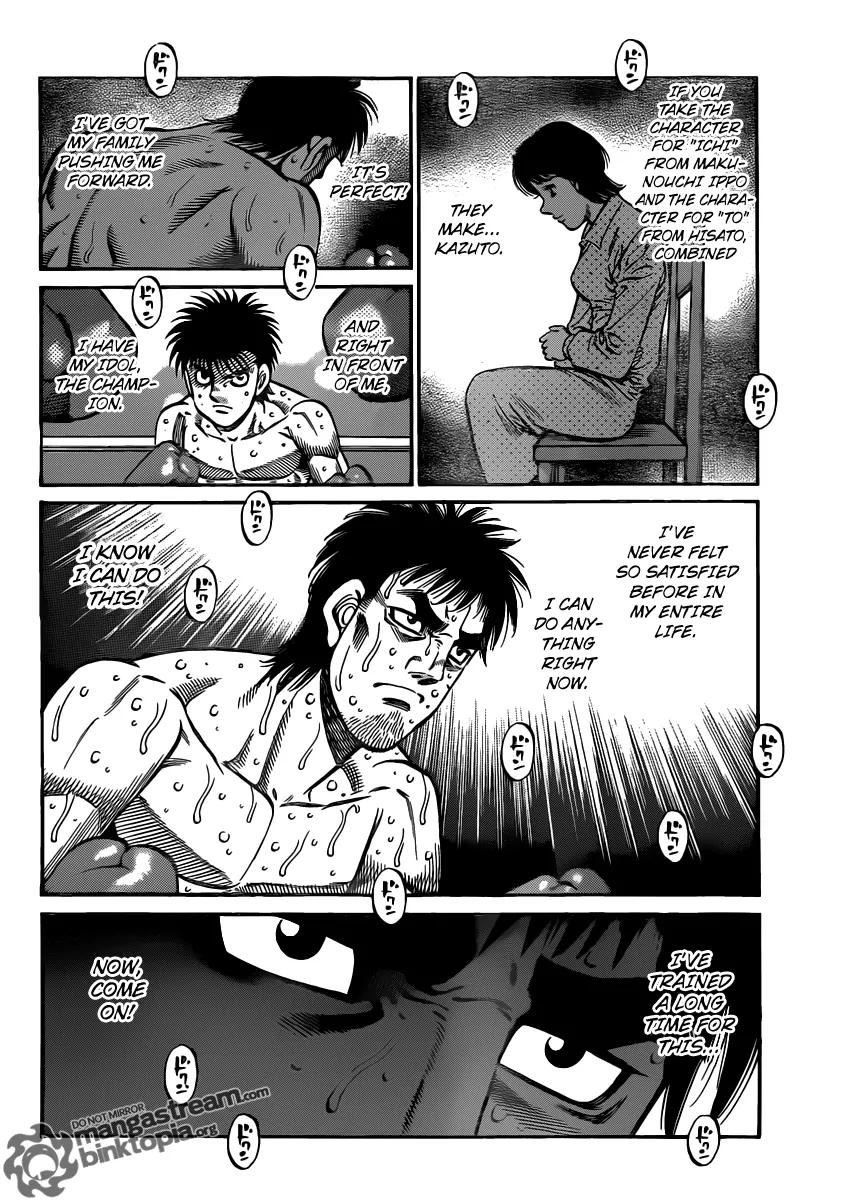 Hajime no Ippo Chapter 935 page 14 - Chapter 935 : An Unseen Full Swing
