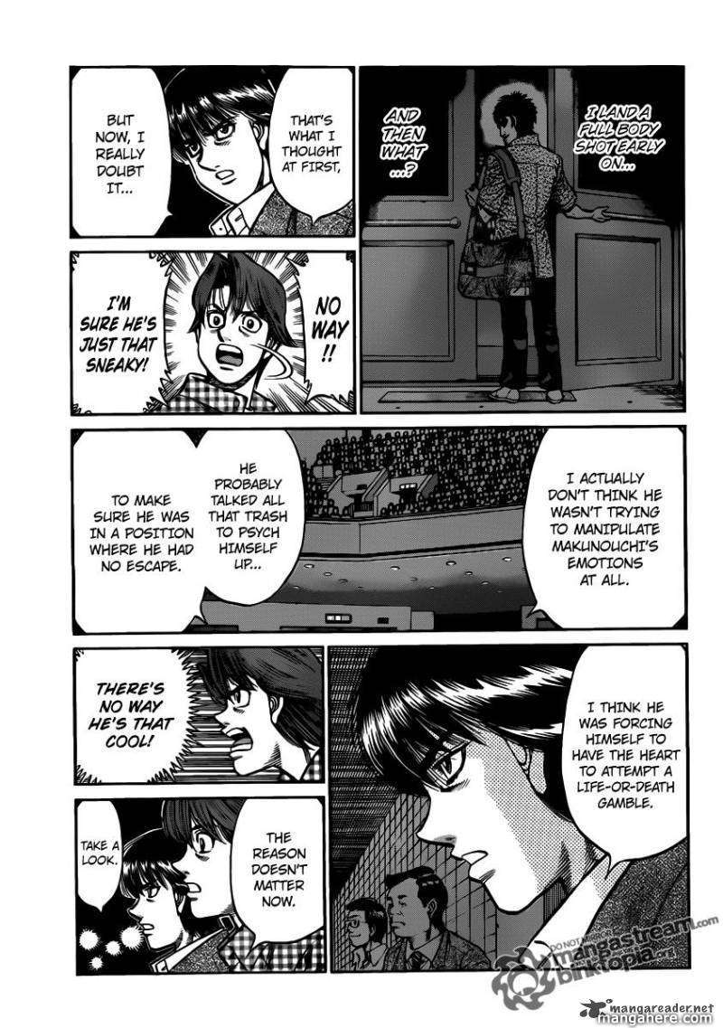 Hajime no Ippo Chapter 936 page 8 - Chapter 936 : The Reason He's a Big Mouth