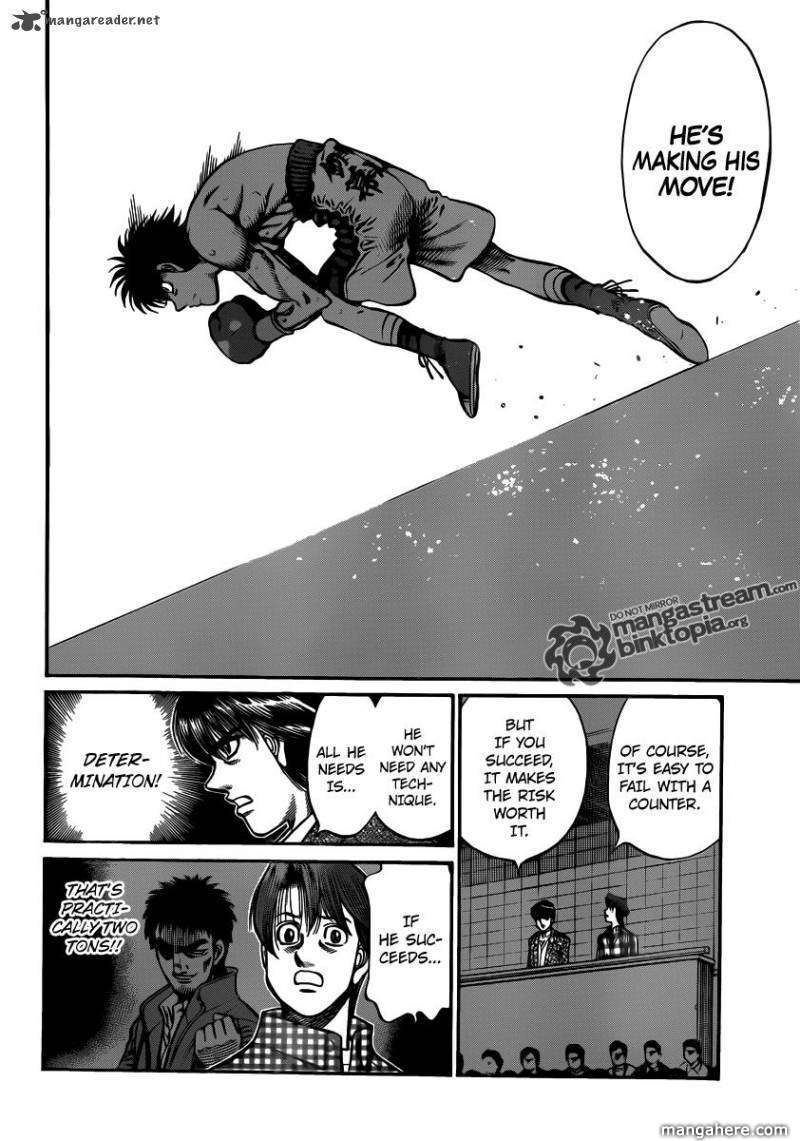Hajime no Ippo Chapter 936 page 9 - Chapter 936 : The Reason He's a Big Mouth