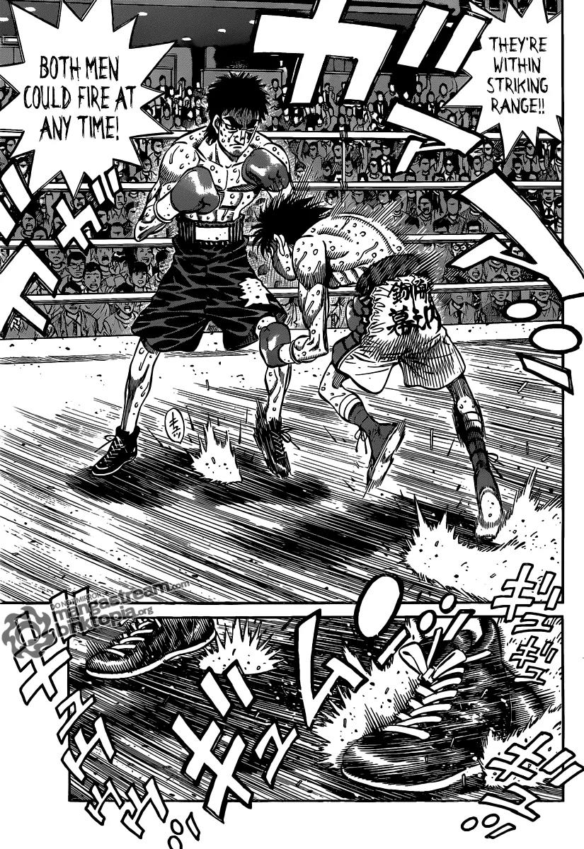 Hajime no Ippo Chapter 937 page 3 - Chapter 937 : The Ultimate Pattern vs. a Desperate Counter