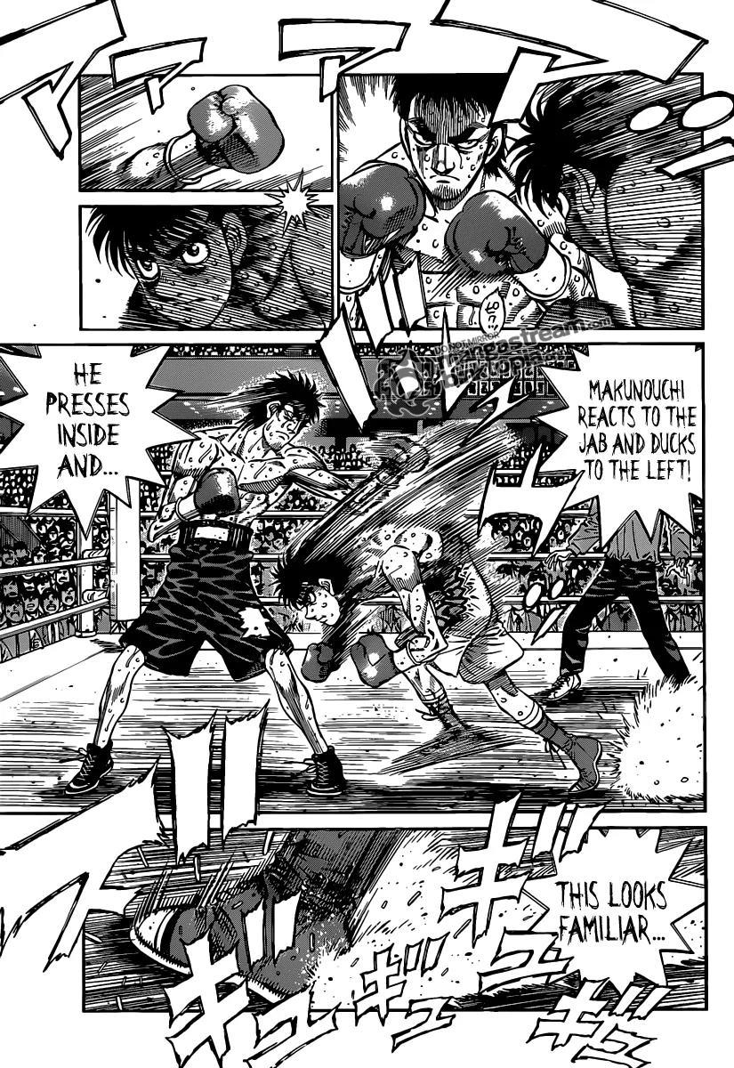 Hajime no Ippo Chapter 937 page 5 - Chapter 937 : The Ultimate Pattern vs. a Desperate Counter