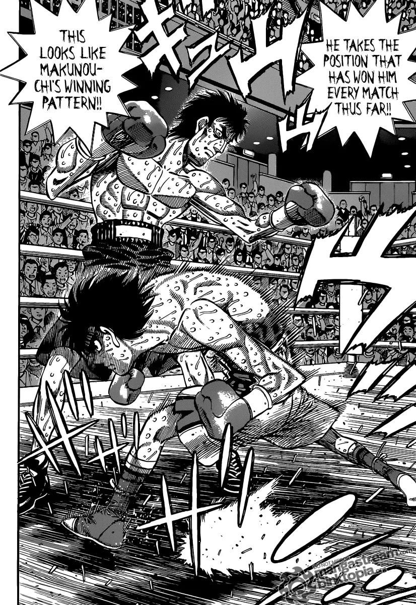 Hajime no Ippo Chapter 937 page 6 - Chapter 937 : The Ultimate Pattern vs. a Desperate Counter