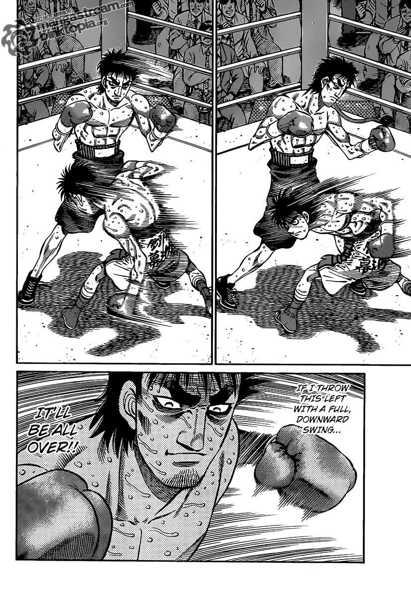 Hajime no Ippo Chapter 937 page 8 - Chapter 937 : The Ultimate Pattern vs. a Desperate Counter