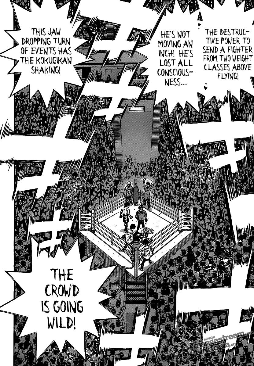 Hajime no Ippo Chapter 939 page 14 - Chapter 939 : Surviving Multiple Hits