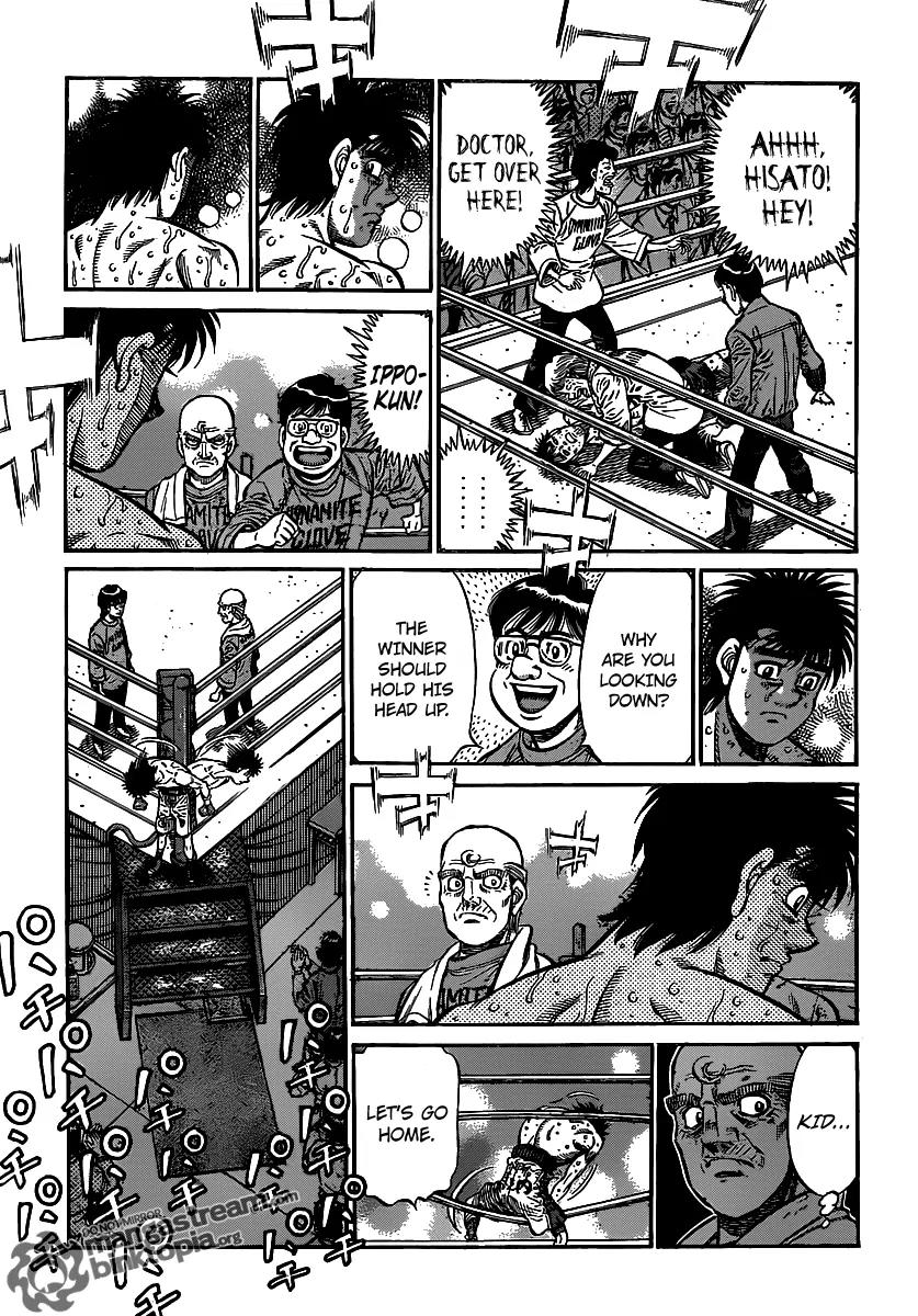 Hajime no Ippo Chapter 939 page 15 - Chapter 939 : Surviving Multiple Hits