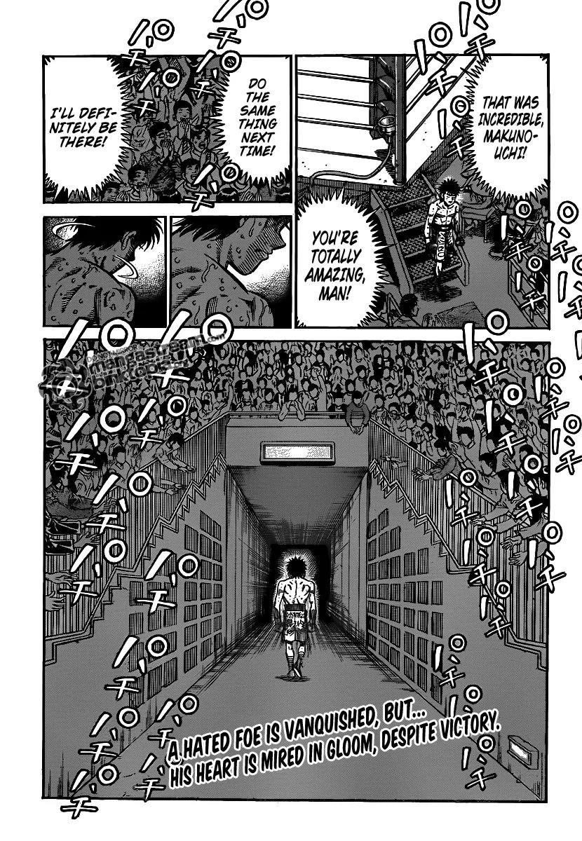 Hajime no Ippo Chapter 939 page 16 - Chapter 939 : Surviving Multiple Hits