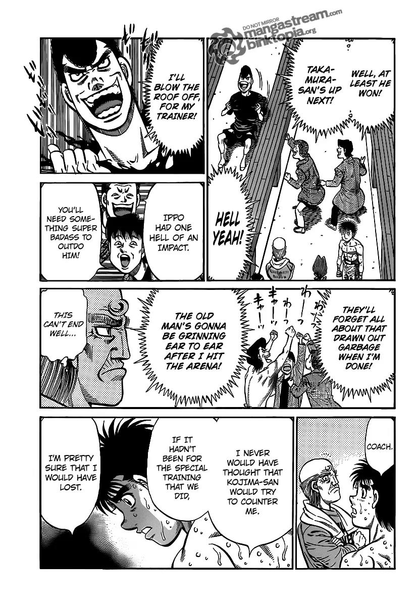 Hajime no Ippo Chapter 940 page 12 - Chapter 940 : The Featherweight Card Is Full