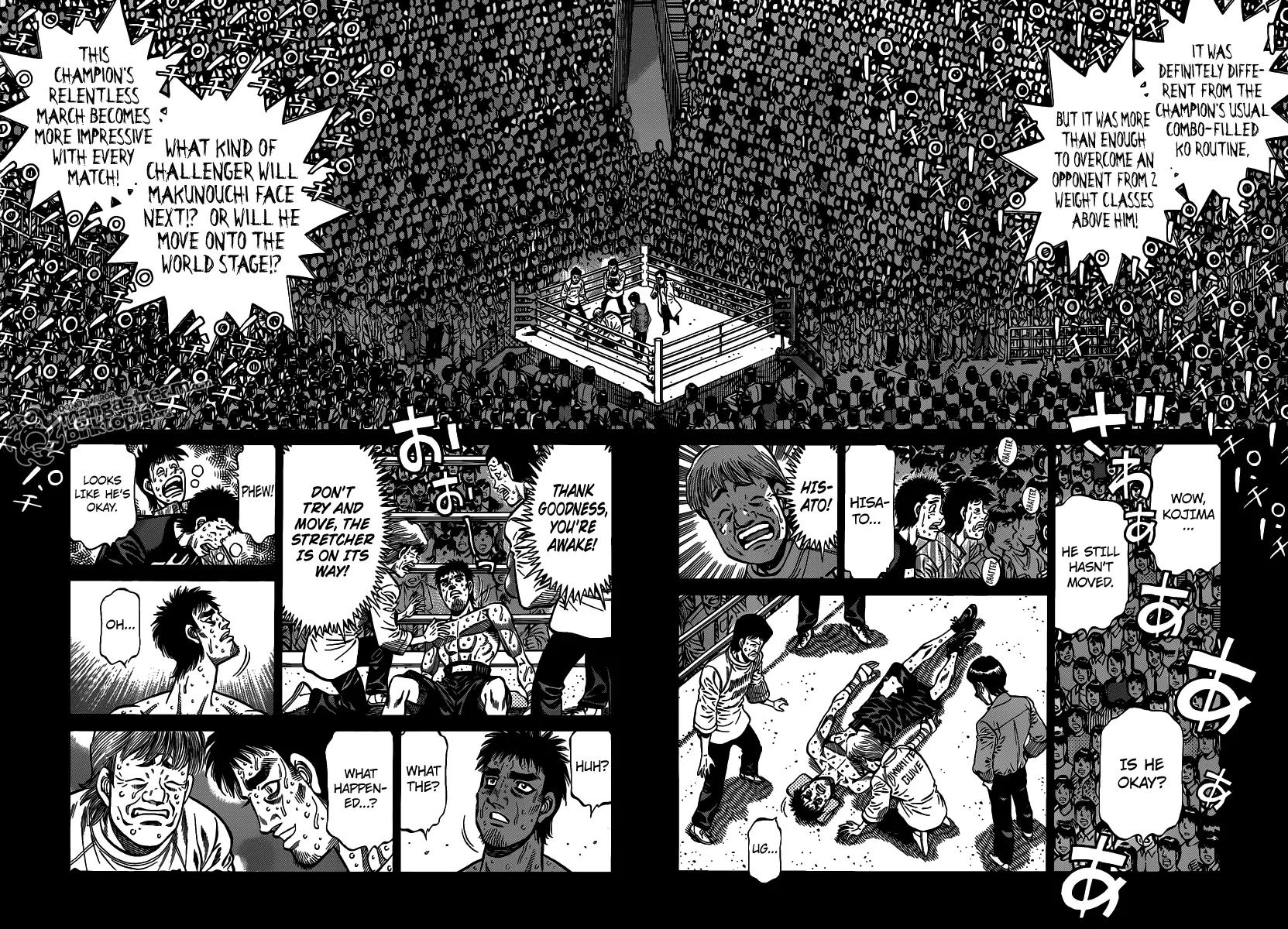 Hajime no Ippo Chapter 940 page 2 - Chapter 940 : The Featherweight Card Is Full