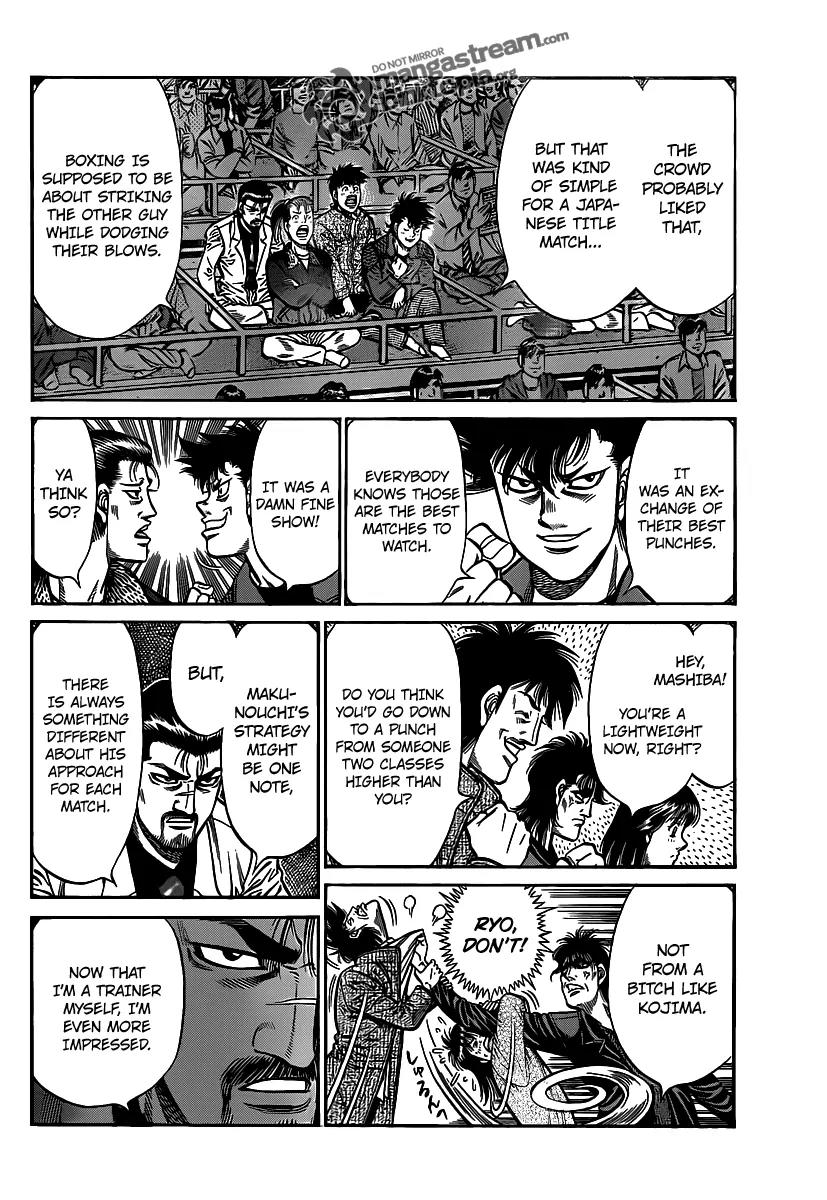 Hajime no Ippo Chapter 940 page 5 - Chapter 940 : The Featherweight Card Is Full