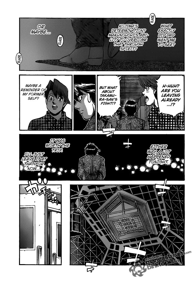 Hajime no Ippo Chapter 940 page 8 - Chapter 940 : The Featherweight Card Is Full