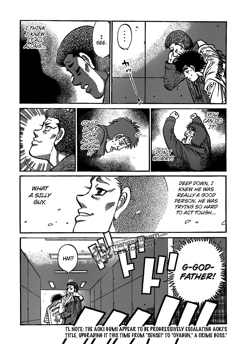 Hajime no Ippo Chapter 941 page 15 - Chapter 941 : A Missed Promise