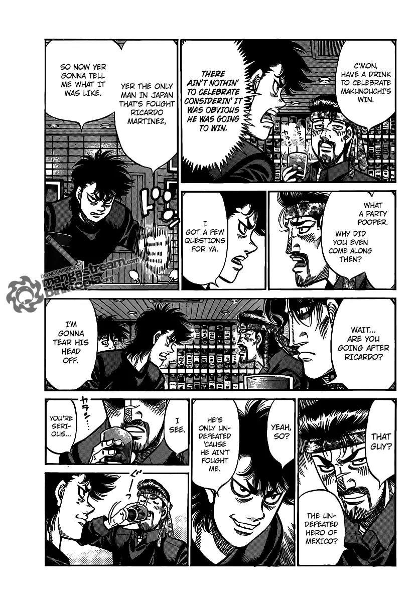 Hajime no Ippo Chapter 943 page 7 - Chapter 943 : A Dream Match in a Bar
