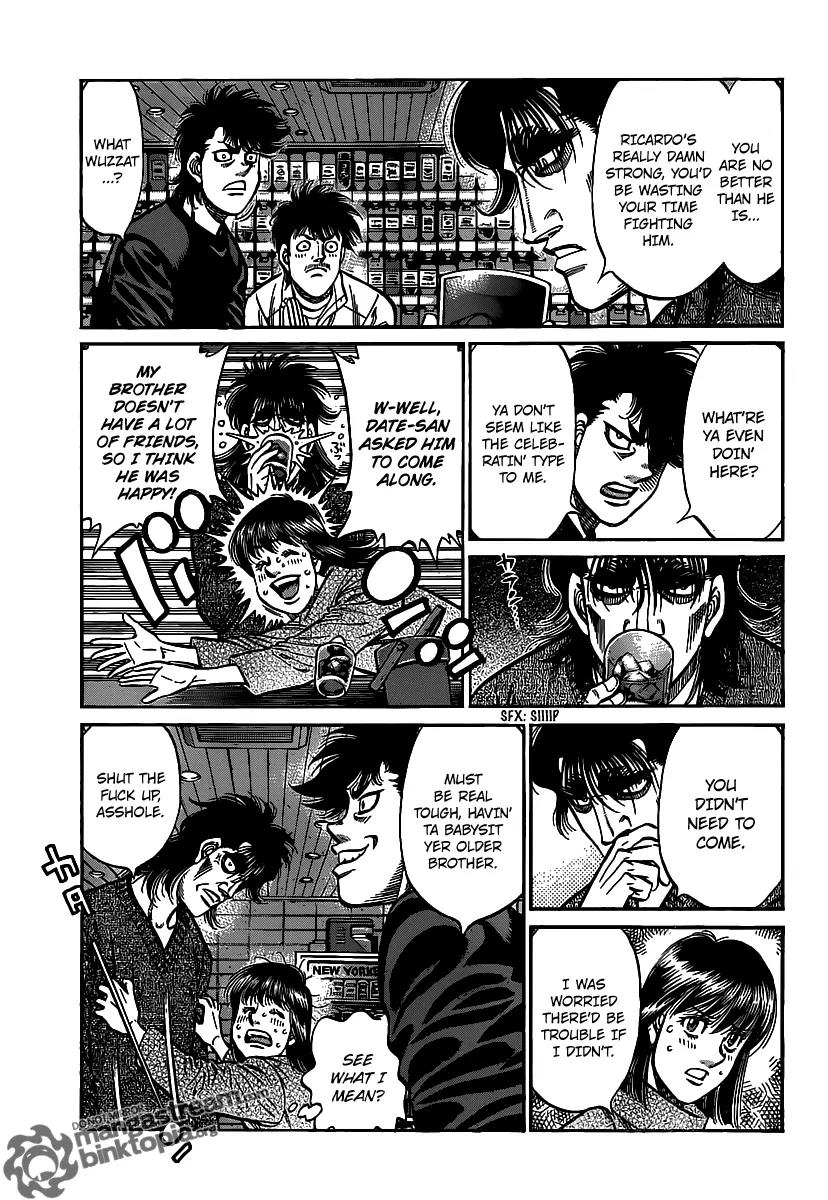 Hajime no Ippo Chapter 943 page 9 - Chapter 943 : A Dream Match in a Bar