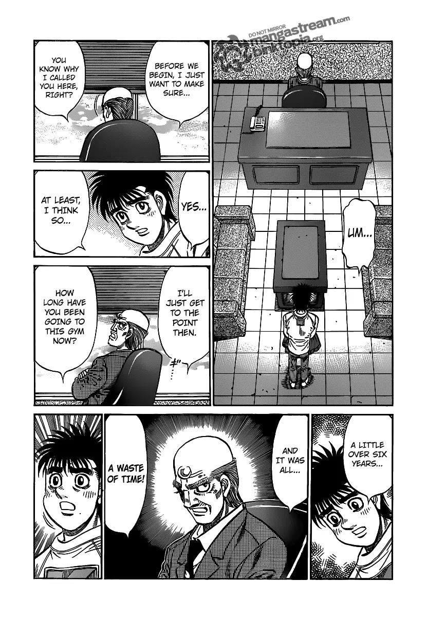 Hajime no Ippo Chapter 944 page 13 - Chapter 944 : Beware a Champion Who Drinks By Himself
