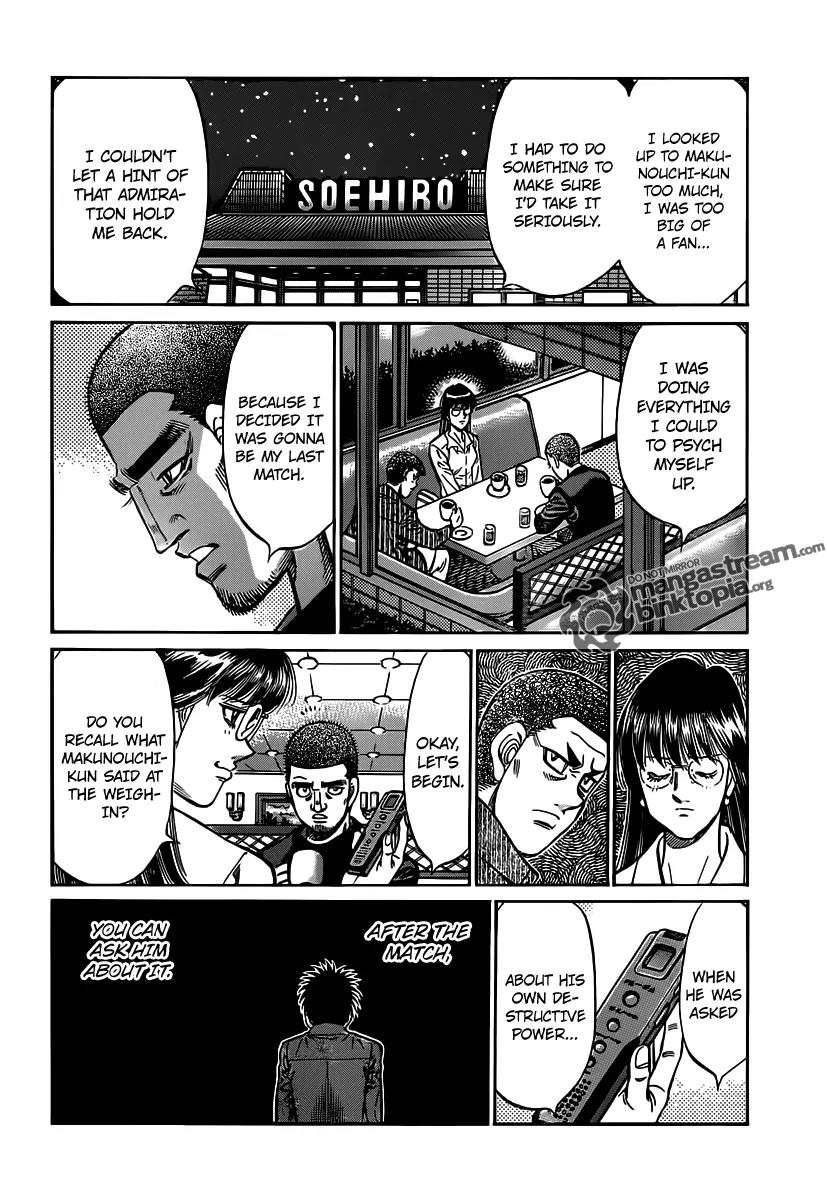 Hajime no Ippo Chapter 945 page 18 - Chapter 945 : The Key to Unsealing