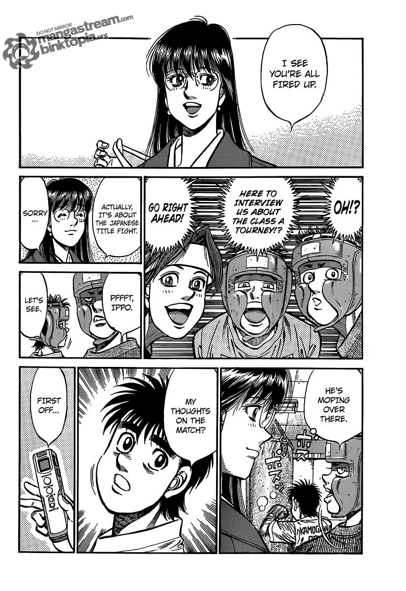 Hajime no Ippo Chapter 945 page 6 - Chapter 945 : The Key to Unsealing