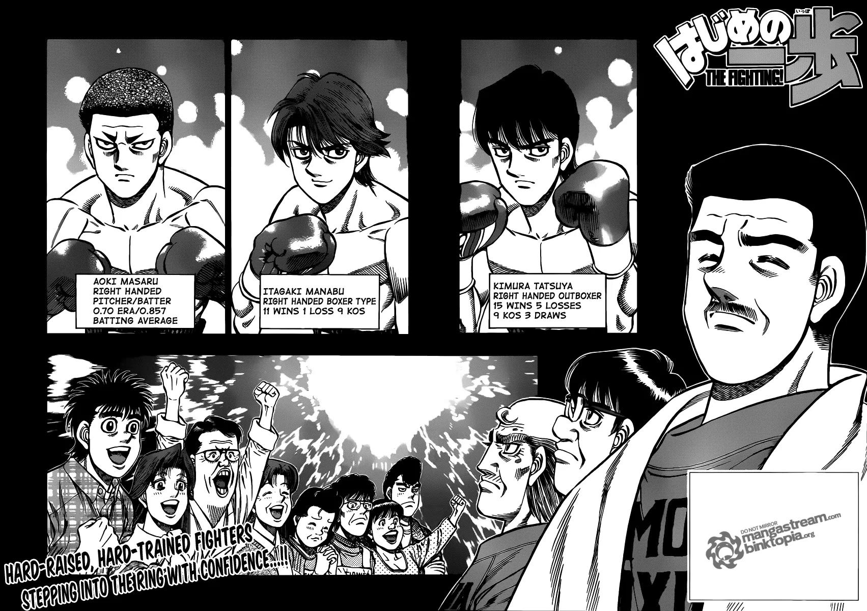 Hajime no Ippo Chapter 948 page 2 - Chapter 948 : What the Trio's Hiding