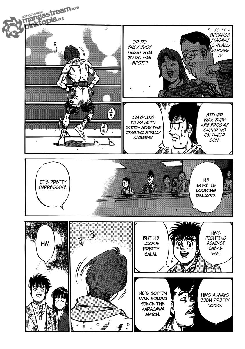 Hajime no Ippo Chapter 953 page 13 - Chapter 953 : The Itagaki Family's Cheering Method