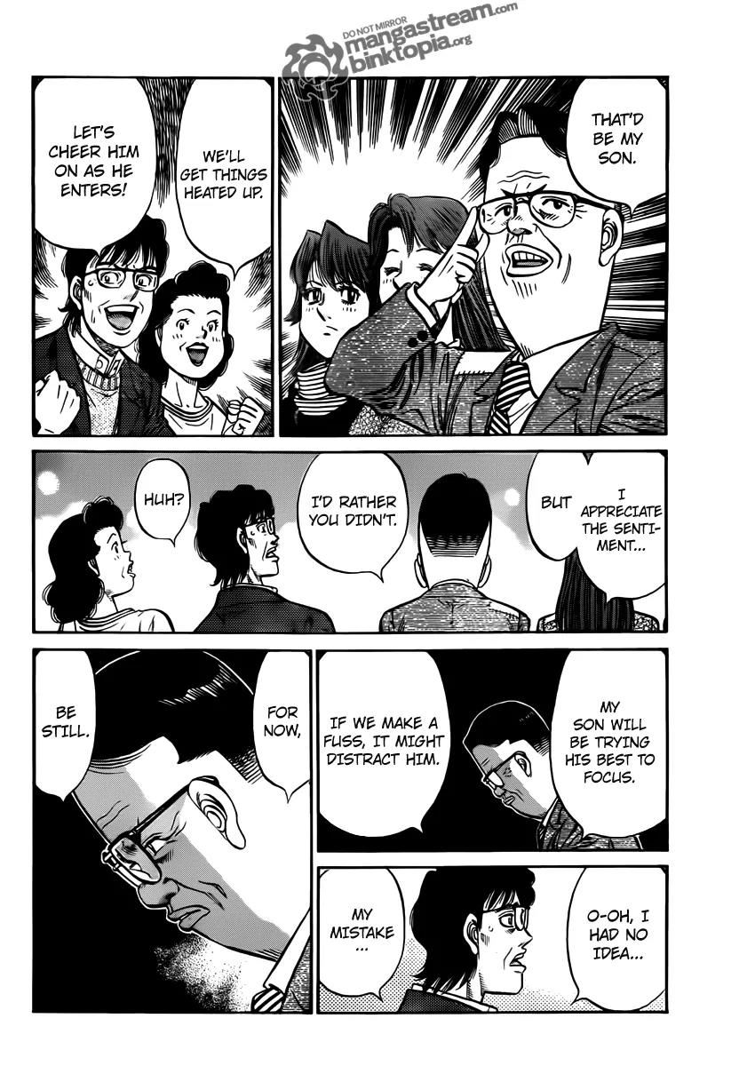 Hajime no Ippo Chapter 953 page 4 - Chapter 953 : The Itagaki Family's Cheering Method
