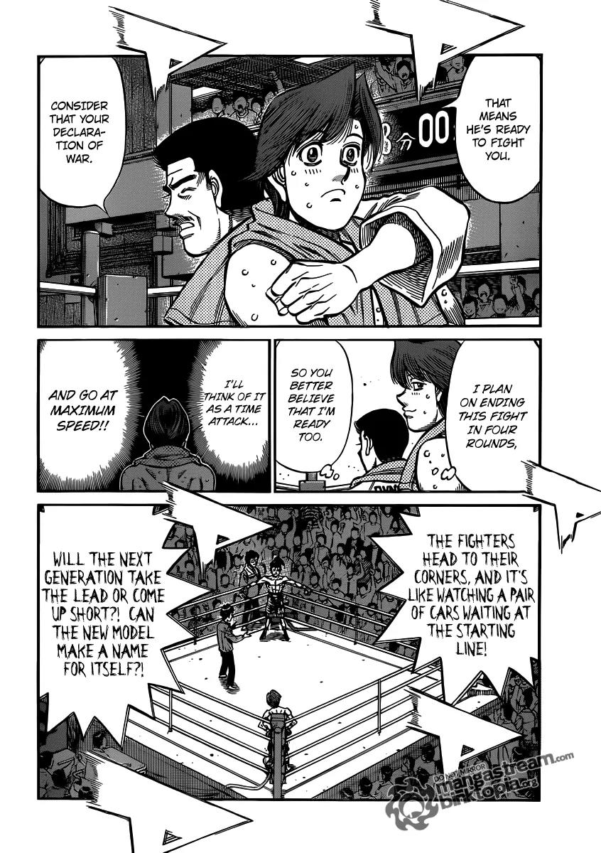 Hajime no Ippo Chapter 954 page 4 - Chapter 954 : Timespace Invader