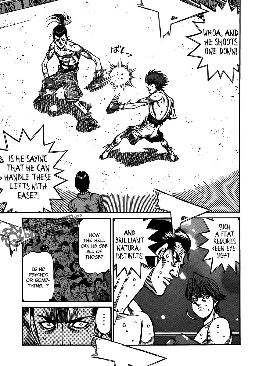 Hajime no Ippo Chapter 956 page 10 - Chapter 956 : A Barrage of High Speed Flickers
