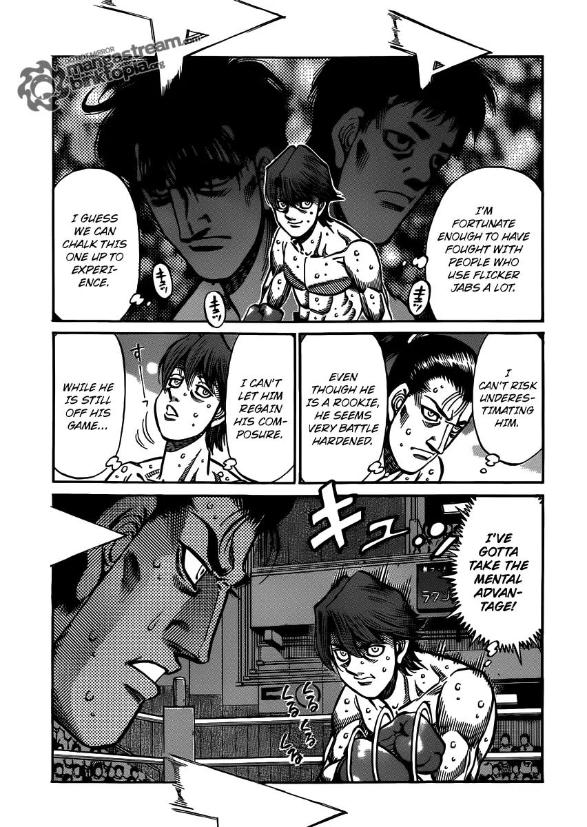 Hajime no Ippo Chapter 956 page 12 - Chapter 956 : A Barrage of High Speed Flickers