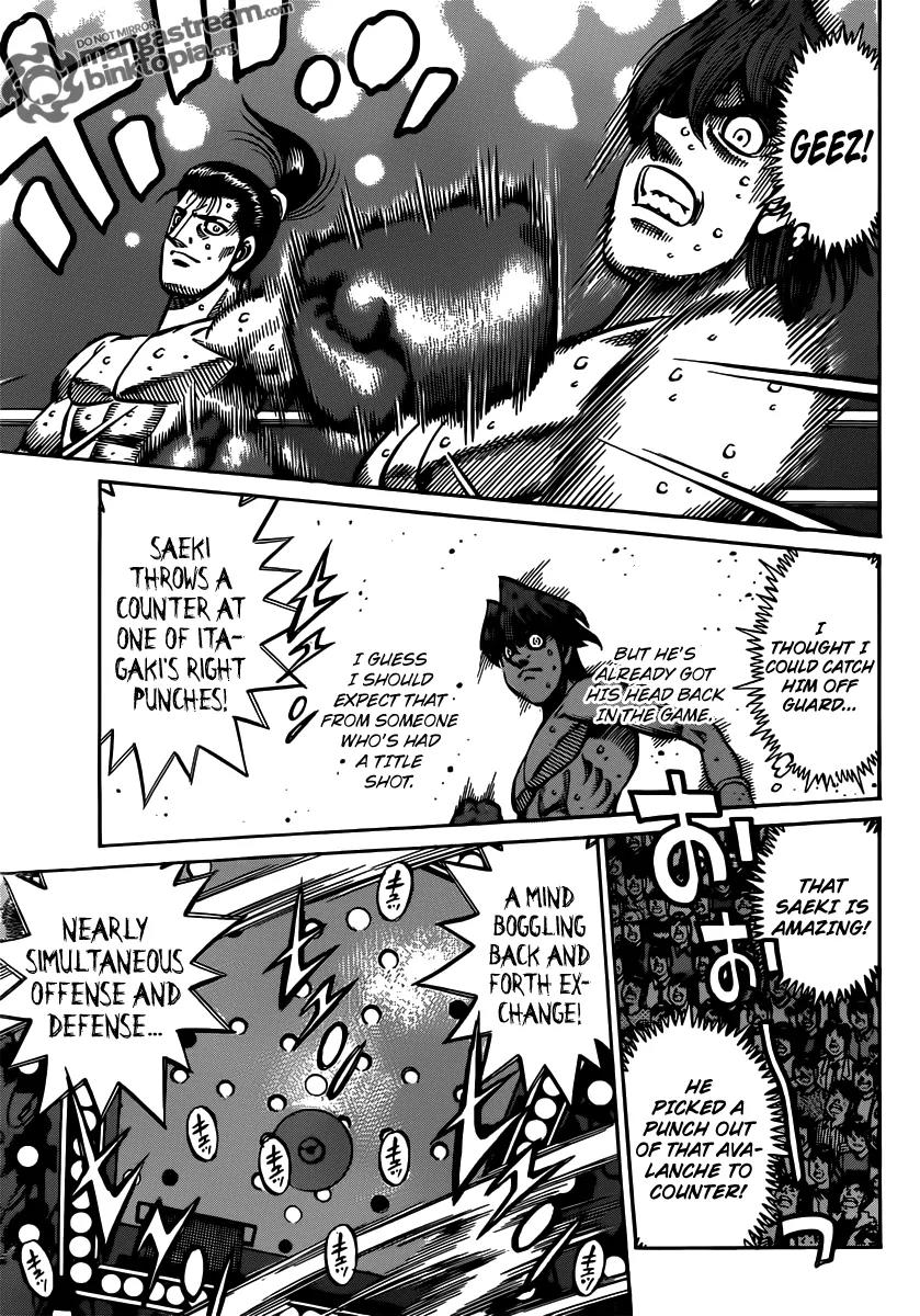 Hajime no Ippo Chapter 956 page 14 - Chapter 956 : A Barrage of High Speed Flickers