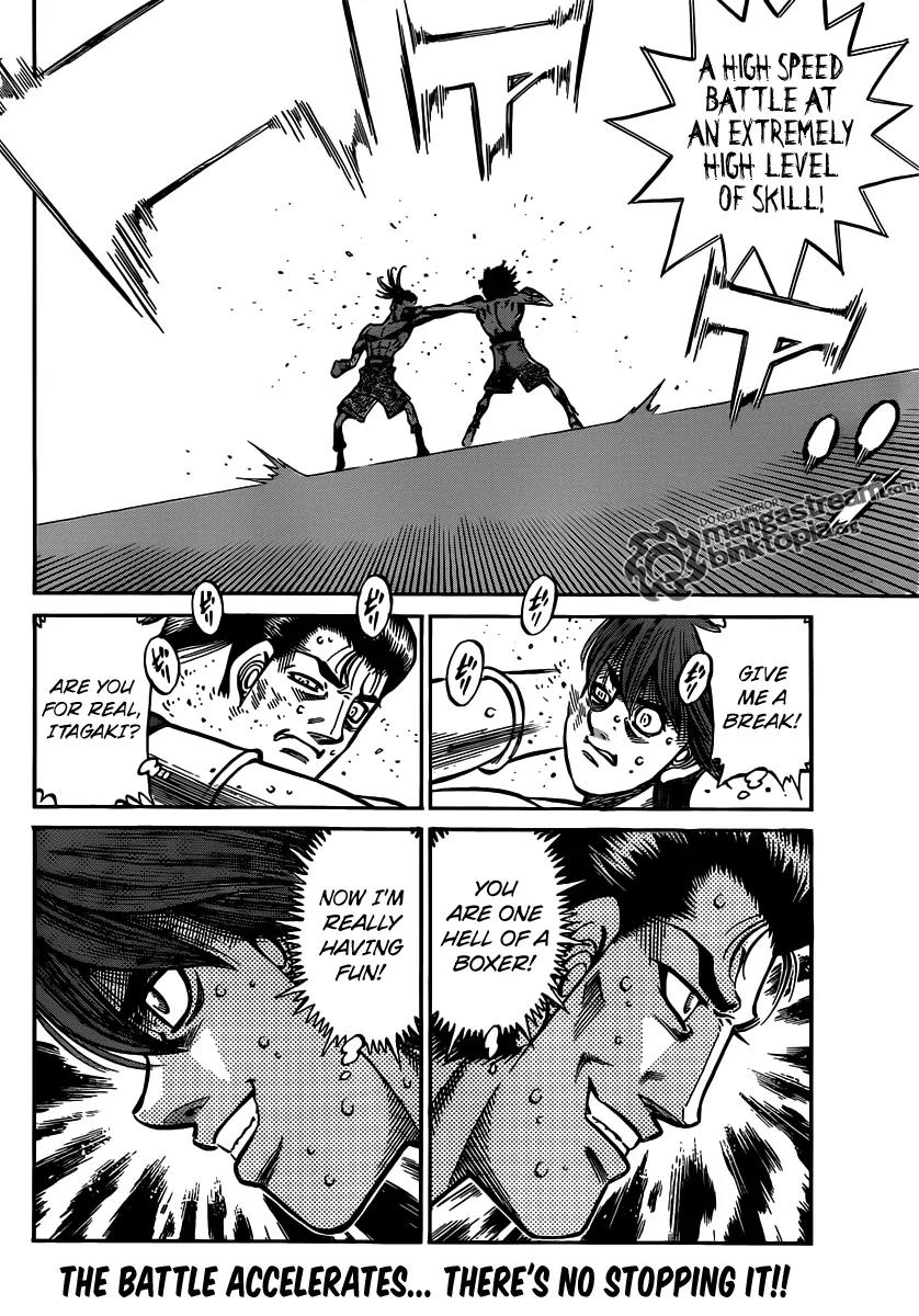 Hajime no Ippo Chapter 956 page 15 - Chapter 956 : A Barrage of High Speed Flickers