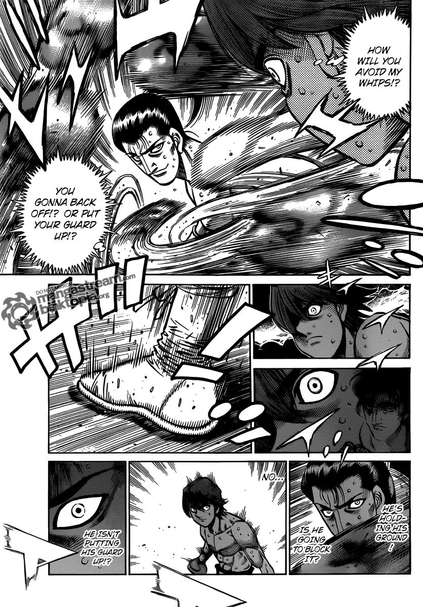 Hajime no Ippo Chapter 956 page 3 - Chapter 956 : A Barrage of High Speed Flickers