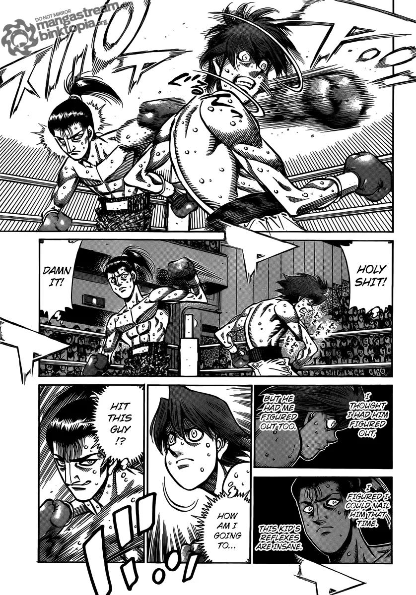 Hajime no Ippo Chapter 956 page 8 - Chapter 956 : A Barrage of High Speed Flickers