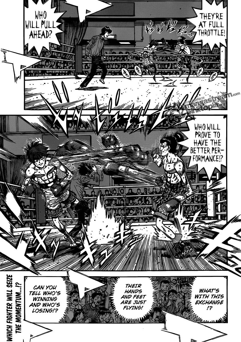 Hajime no Ippo Chapter 957 page 13 - Chapter 957 : Performance Test