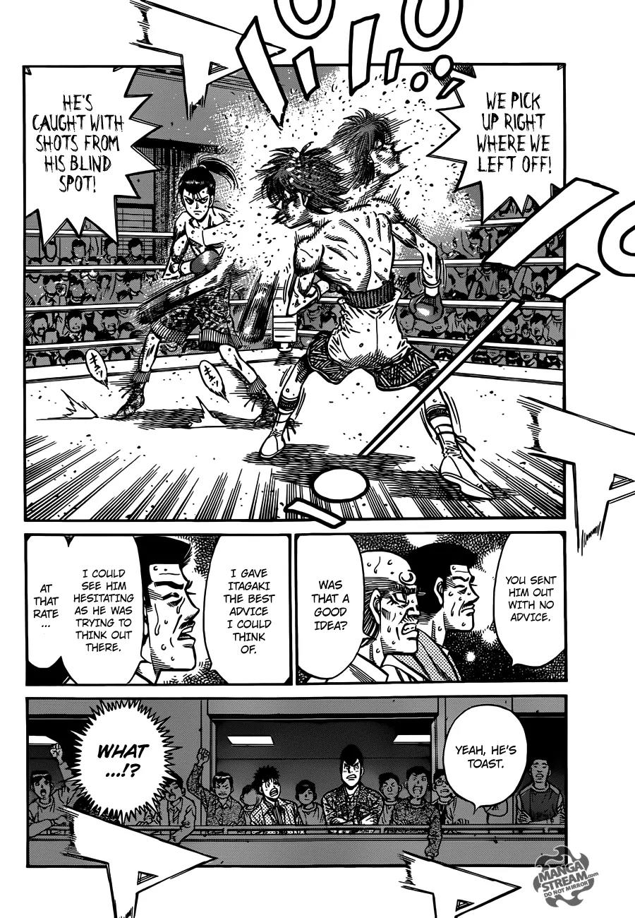 Hajime no Ippo Chapter 963 page 10 - Chapter 963 : Shinoda's Method for Concentrating