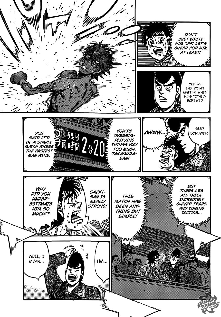 Hajime no Ippo Chapter 963 page 11 - Chapter 963 : Shinoda's Method for Concentrating
