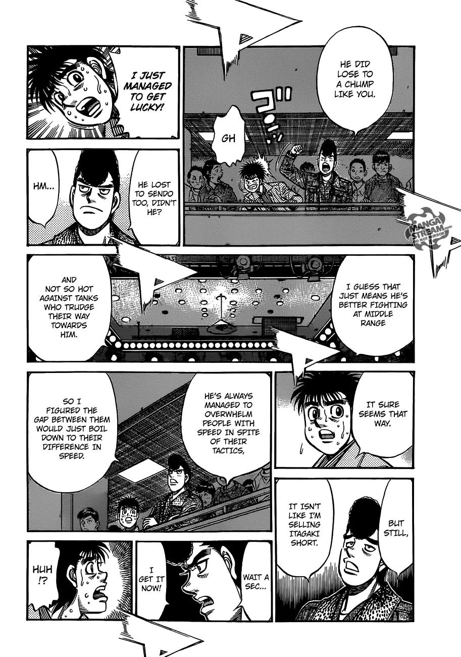 Hajime no Ippo Chapter 963 page 12 - Chapter 963 : Shinoda's Method for Concentrating