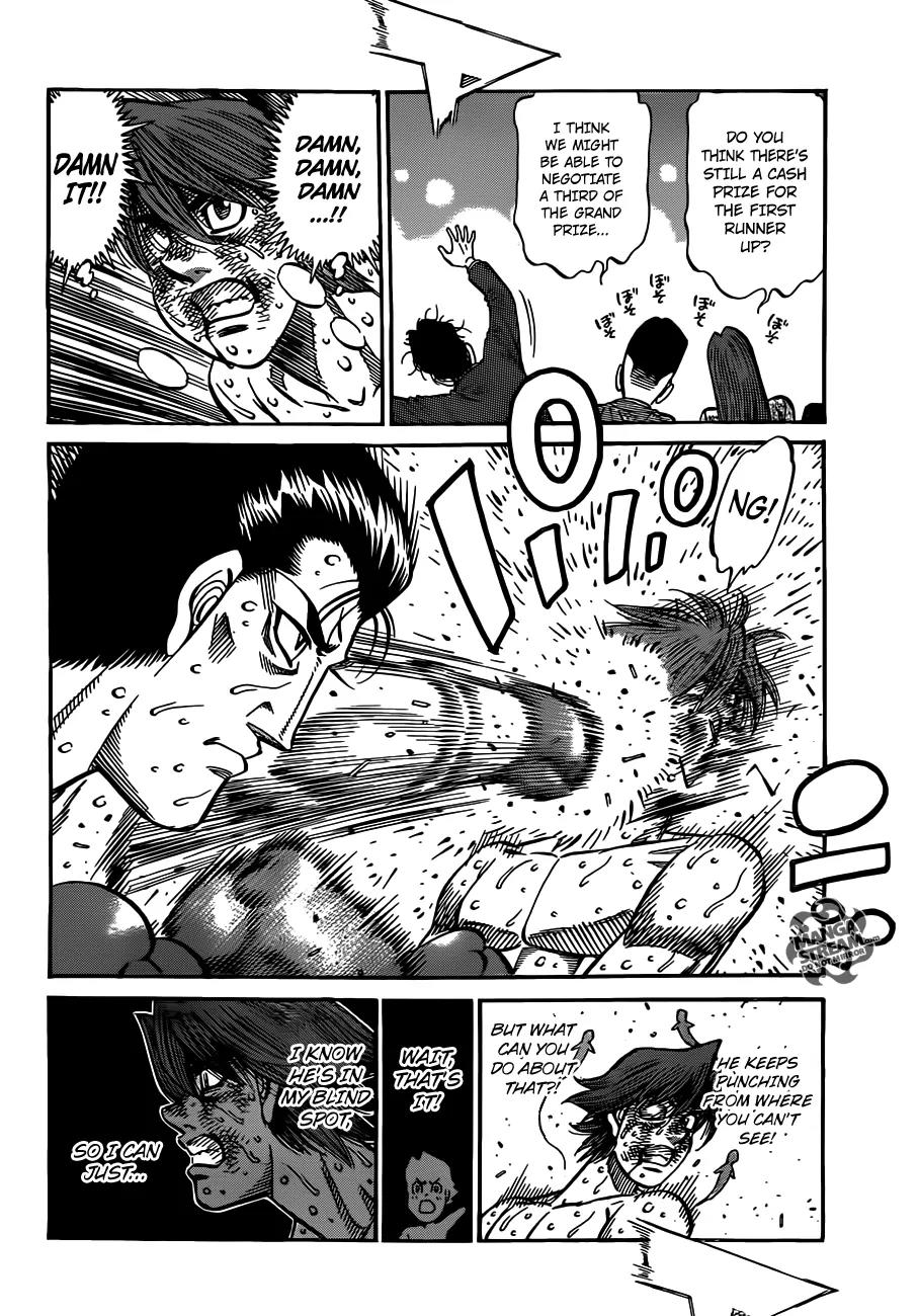Hajime no Ippo Chapter 963 page 14 - Chapter 963 : Shinoda's Method for Concentrating